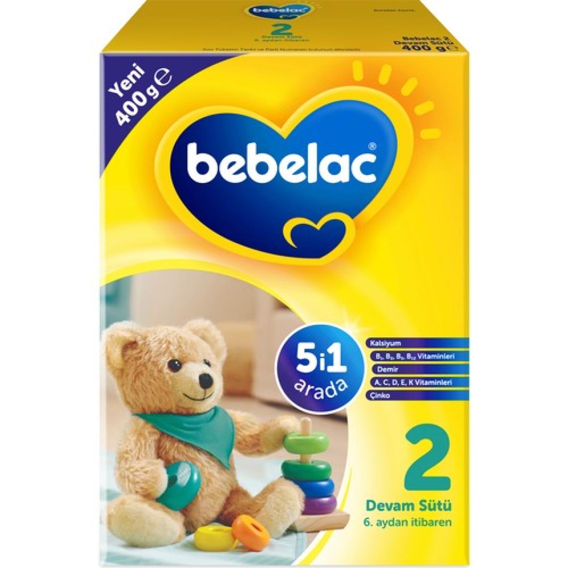 Bebelac 2 Devam Sütü 400 Gr 6-9 Ay