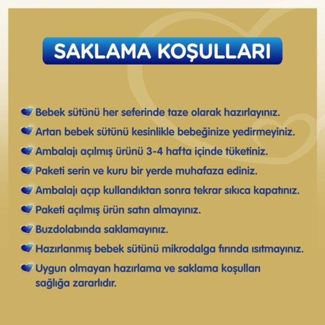 Bebelac Gold 1 Bebek Sütü 0-6 Ay 800 Gr x 2 Adet 1600 Gr