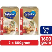 Bebelac Gold 1 Bebek Sütü 0-6 Ay 800 Gr x 2 Adet 1600 Gr