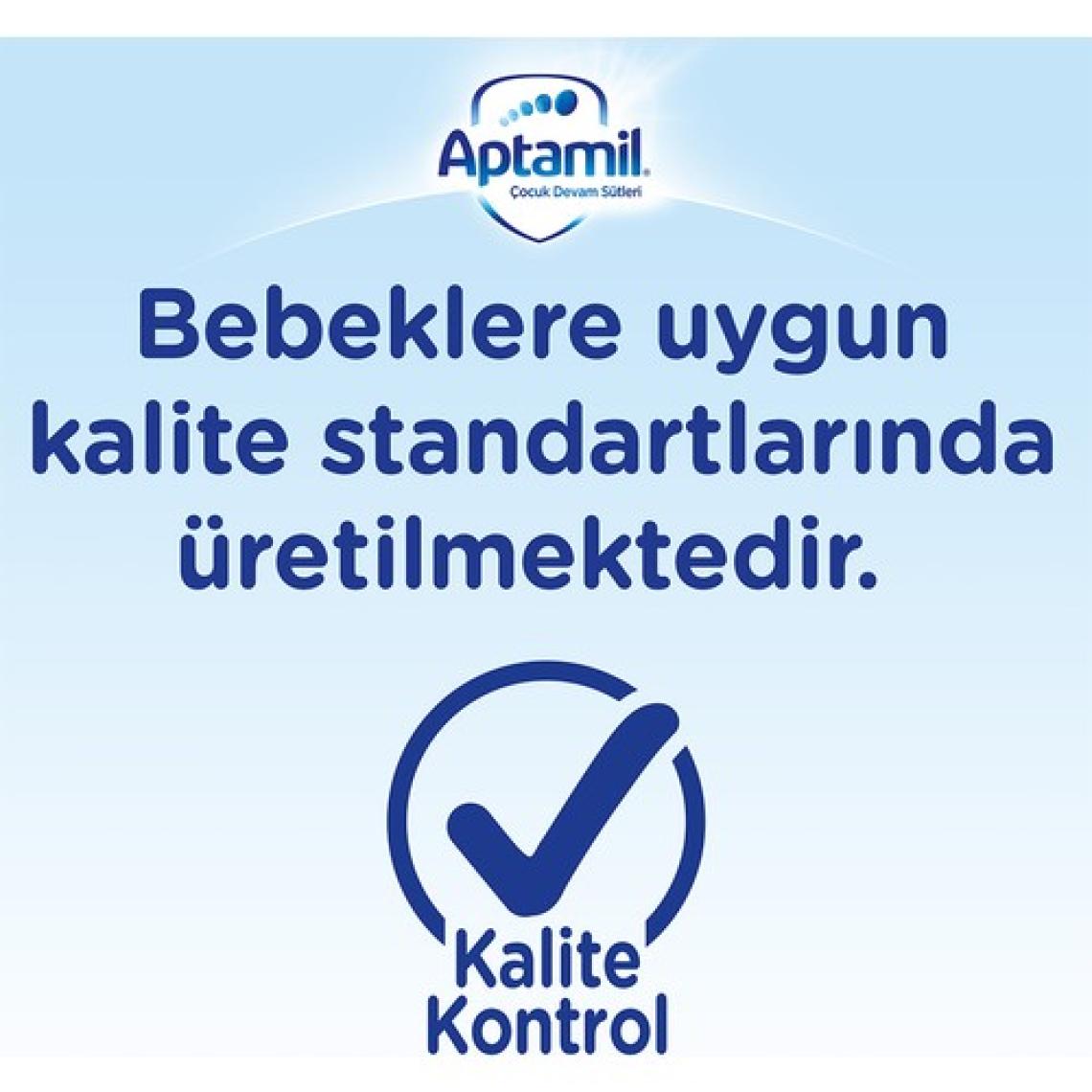 Aptamil Toz Devam Sütü 800 gr 6-9 Ay Sütlü Formül Kalsiyum ve Vitamin D Desteği ile TR Menşeli