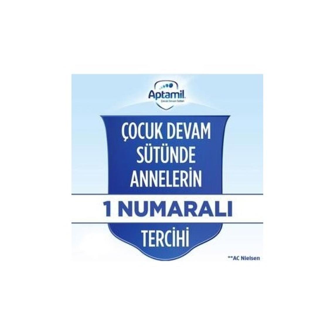 Aptamil Toz Devam Sütü 800 gr 6-9 Ay Sütlü Formül Kalsiyum ve Vitamin D Desteği ile TR Menşeli