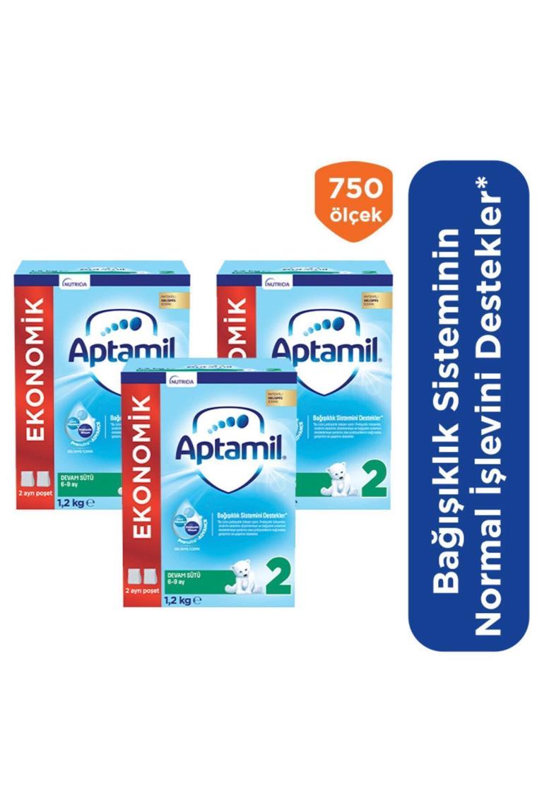 2 Devam Sütü Yeni Formül 1200 Gr X 3 Adet