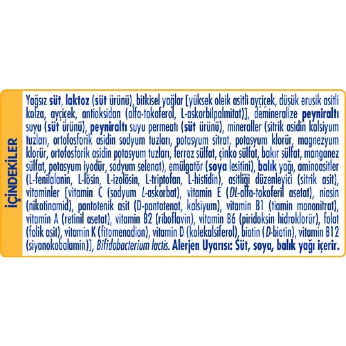 SMA Optipro Probiyotikli 3 1-3 Yaş Bebek Sütü 800 gr x 3 Adet