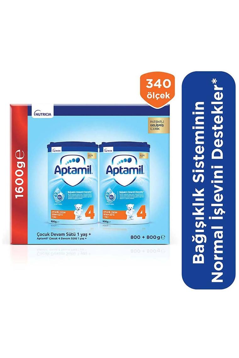 4 Çocuk Devam Sütü 1 Yaş Akıllı Kutu 800 G X 2 Adet