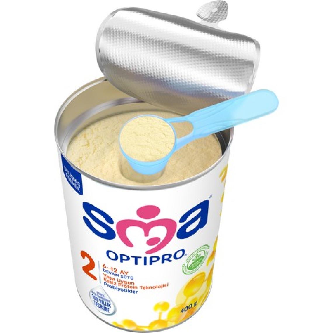 SMA Optipro Probiyotikli 2 400 gr 6-12 Ay Devam Sütü