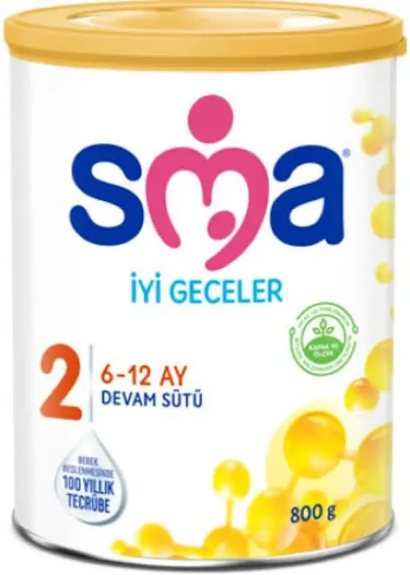 SMA İyi Geceler 2 800 gr 6-12 Ay Devam Sütü
