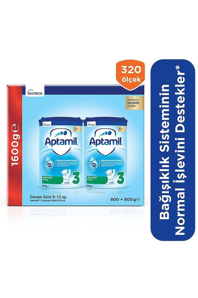 3 Devam Sütü 9-12 Ay Akıllı Kutu 800 G X 2 Adet