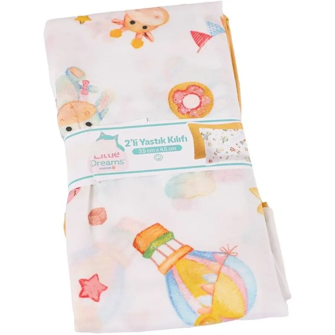 Little Dreams 2'li Yastık Kılıfı Yastık Kılıfı Unisex