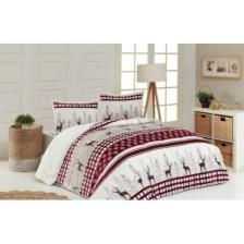 Merinos Comforter Çift Kişilik Yorgan Set - Deer Gri