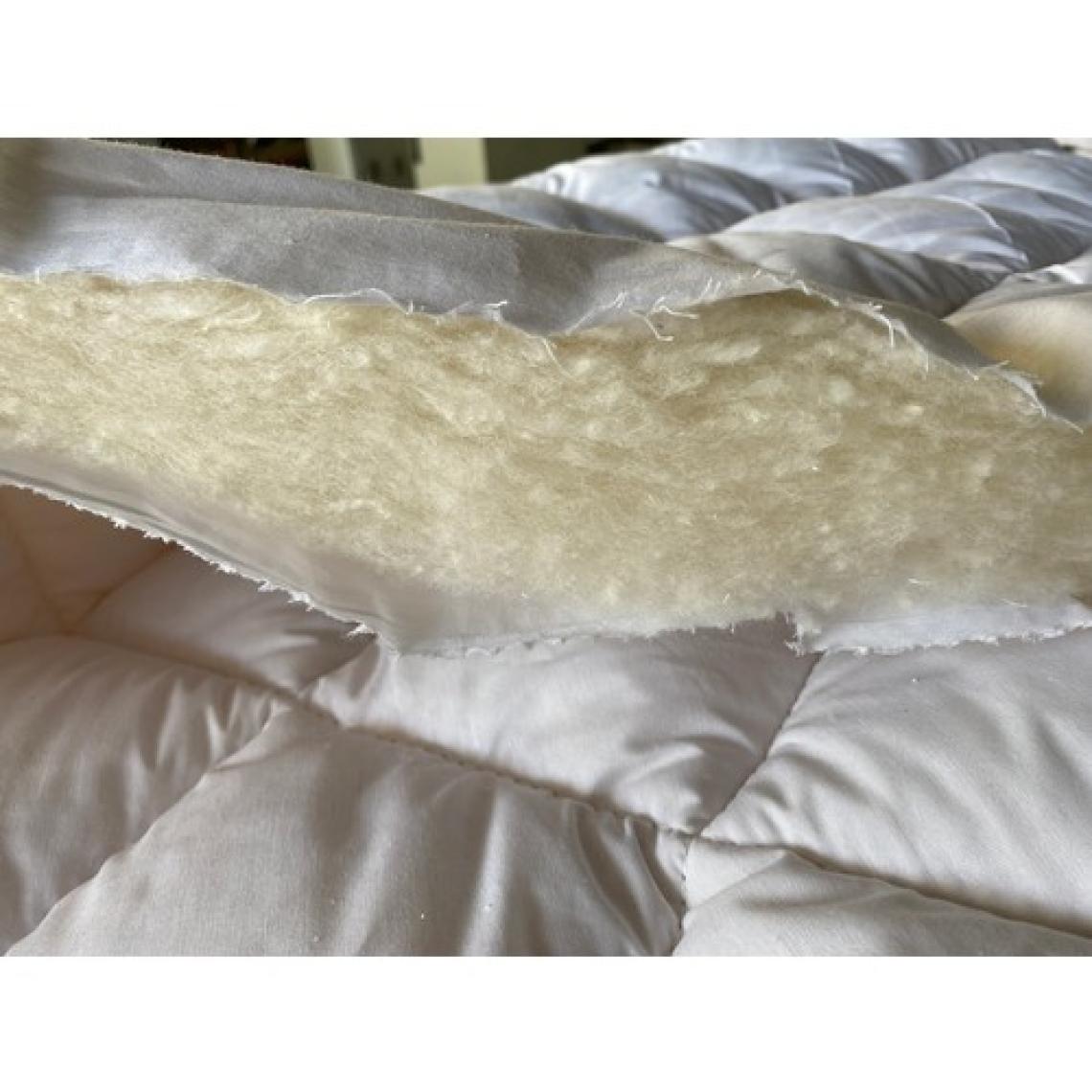 Yüncü Hanım Tek Kişilik Merinos Kuzu Yünü Yorgan (%100 Saf Merinos Kuzu Yünü) 155 x 215 cm