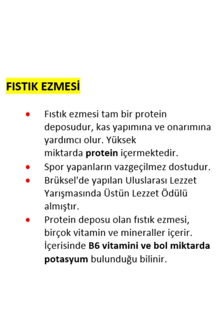 Fıstık Ezmesi 300 gr (AZ ŞEKERLİ)