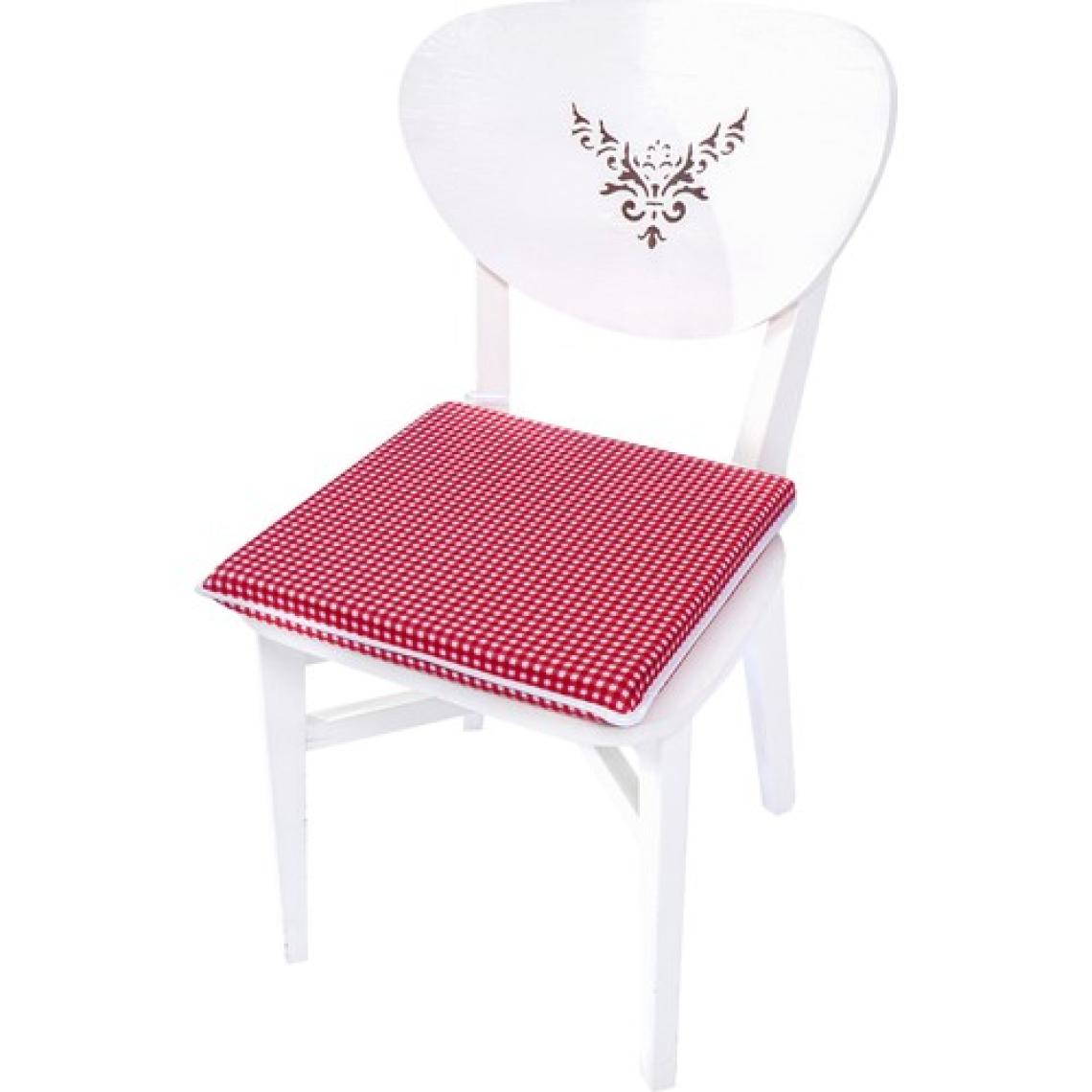 Homaks Kırmızı Pötikare Sandalye Minderi 40 x 40 cm