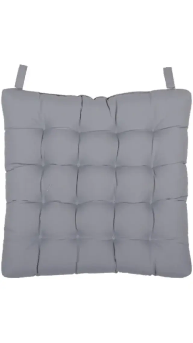 Kuscini Tulipano Sandalye Minderi Gri 45X45