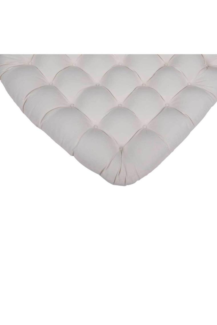 Crisantemo Sandalye Minderi Krem 50x50