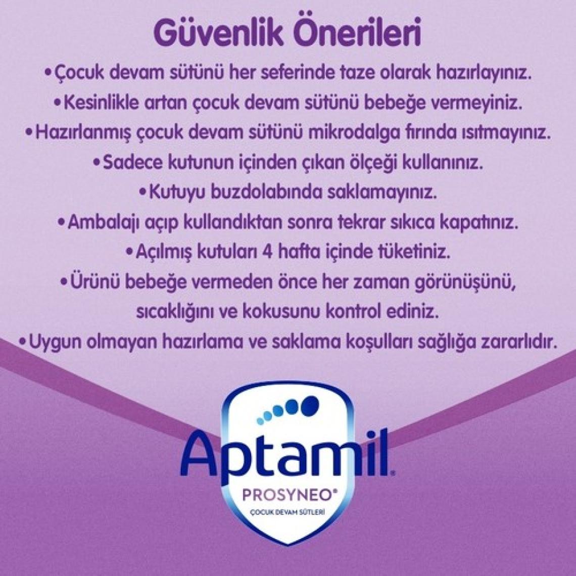 Aptamil Prosyneo 3 Prebiyotikli Probiyotikli Devam Sütü 400 Gr x2 Adet 800 Gr