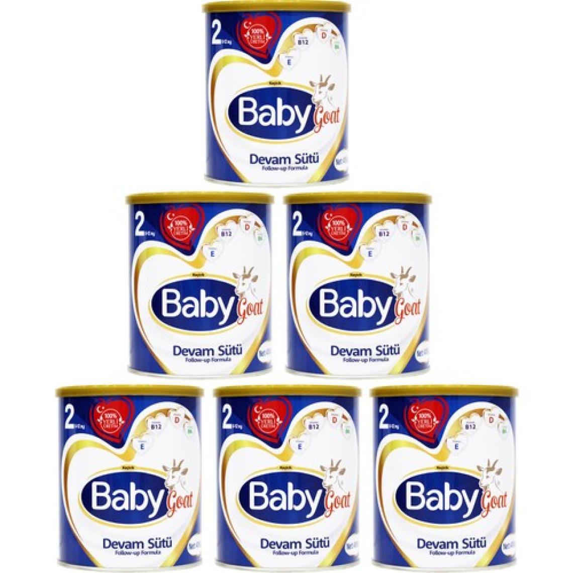 Baby Goat 2 Keçi Sütü Bazlı Bebek Sütü 400 gr - 6'lı