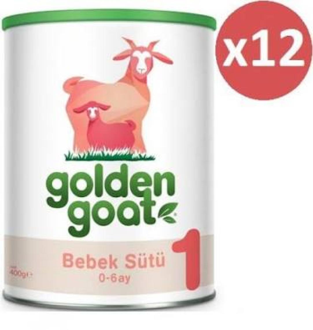Golden Goat 1 Keçi Sütü Bazlı Bebek Sütü 400 gr - 12'li