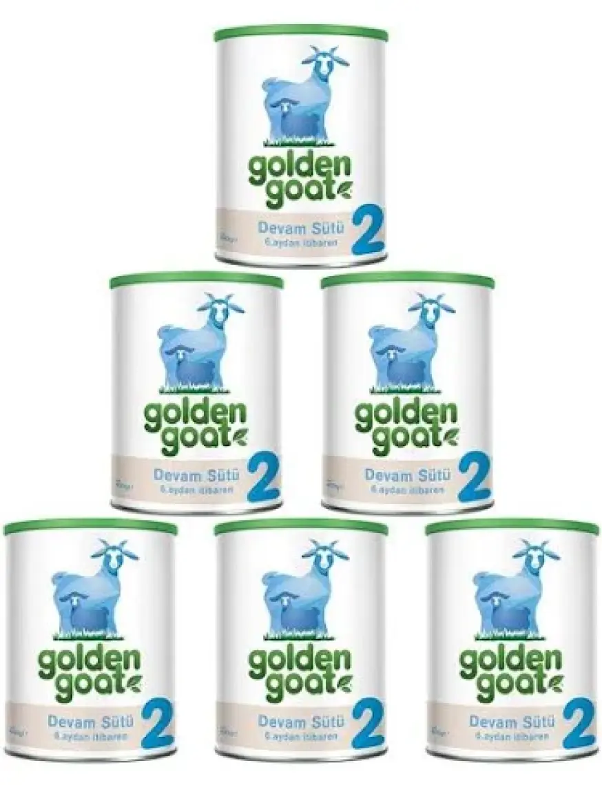 Golden Goat 2 Keçi Sütü Bazlı Devam Sütü 400 gr - 6'lı