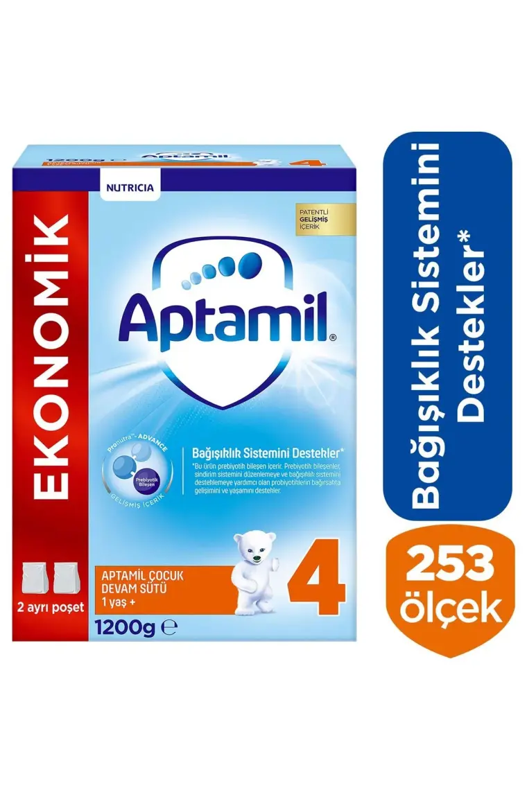 Aptamil 4 Çocuk Devam Sütü 1200 gr