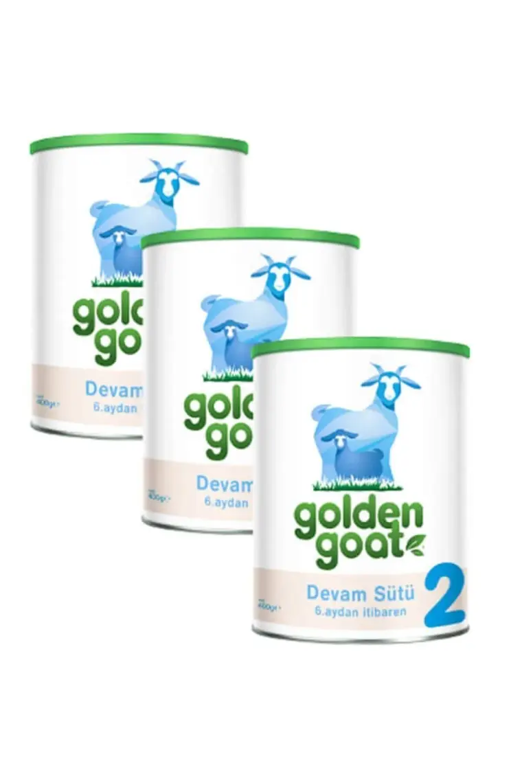 Golden Goat 2 Keçi Sütü Bazlı Devam Sütü 400 gr - 3'lü