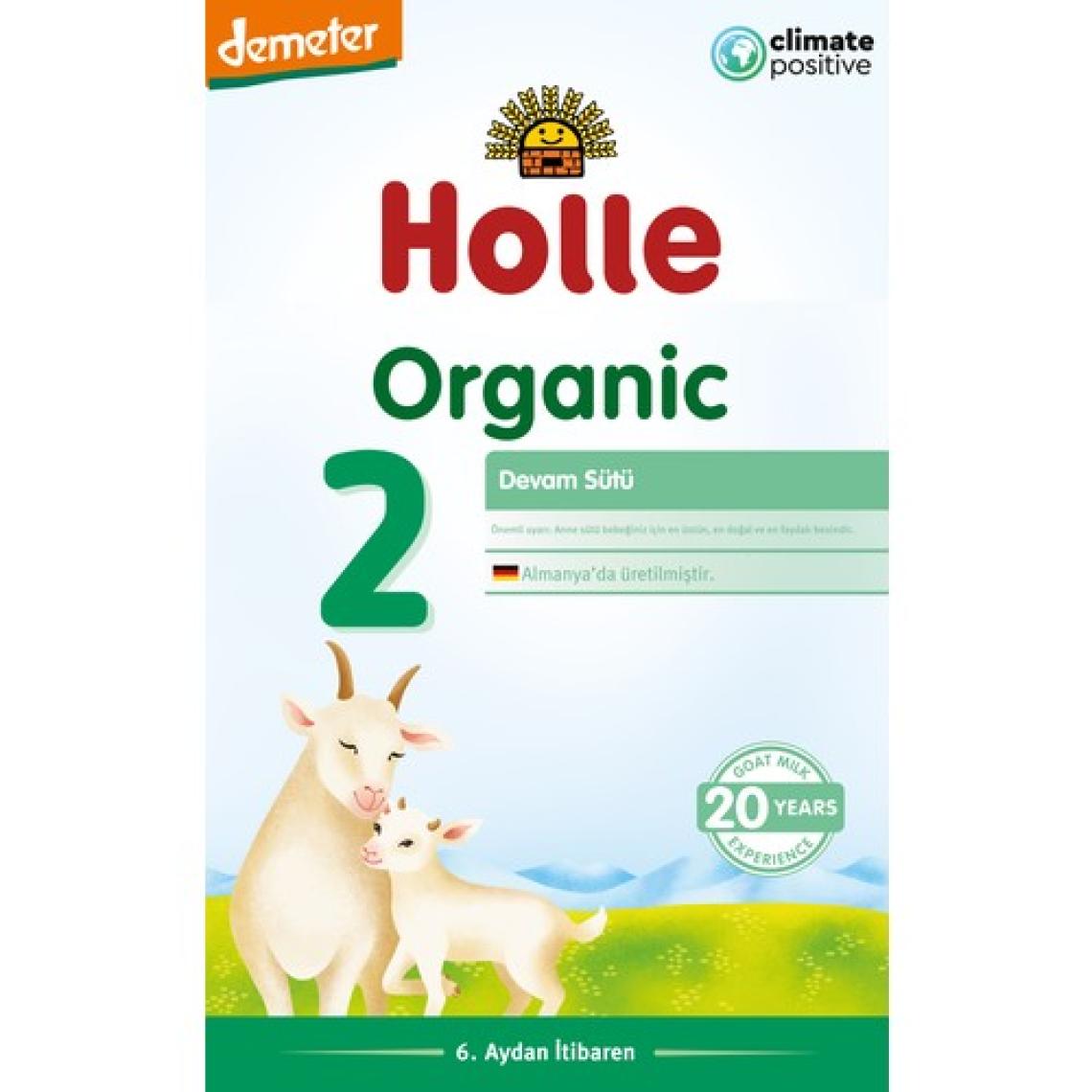 Holle Organik 2 Keçi Sütü 400 gr 6+ Ay