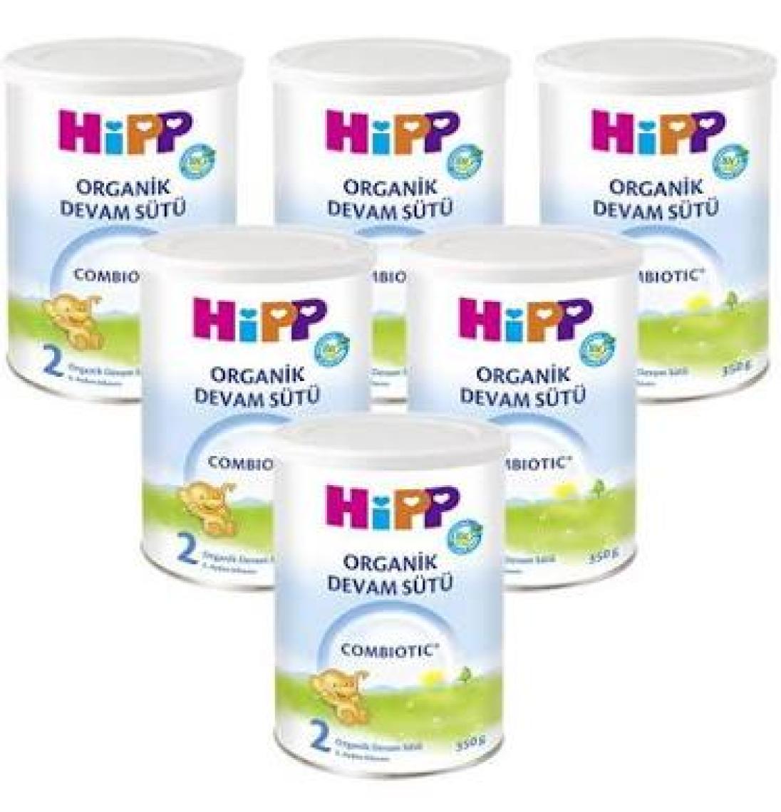 Hipp 2 Organik Combiotic Devam Sütü 350 gr 6 Adet