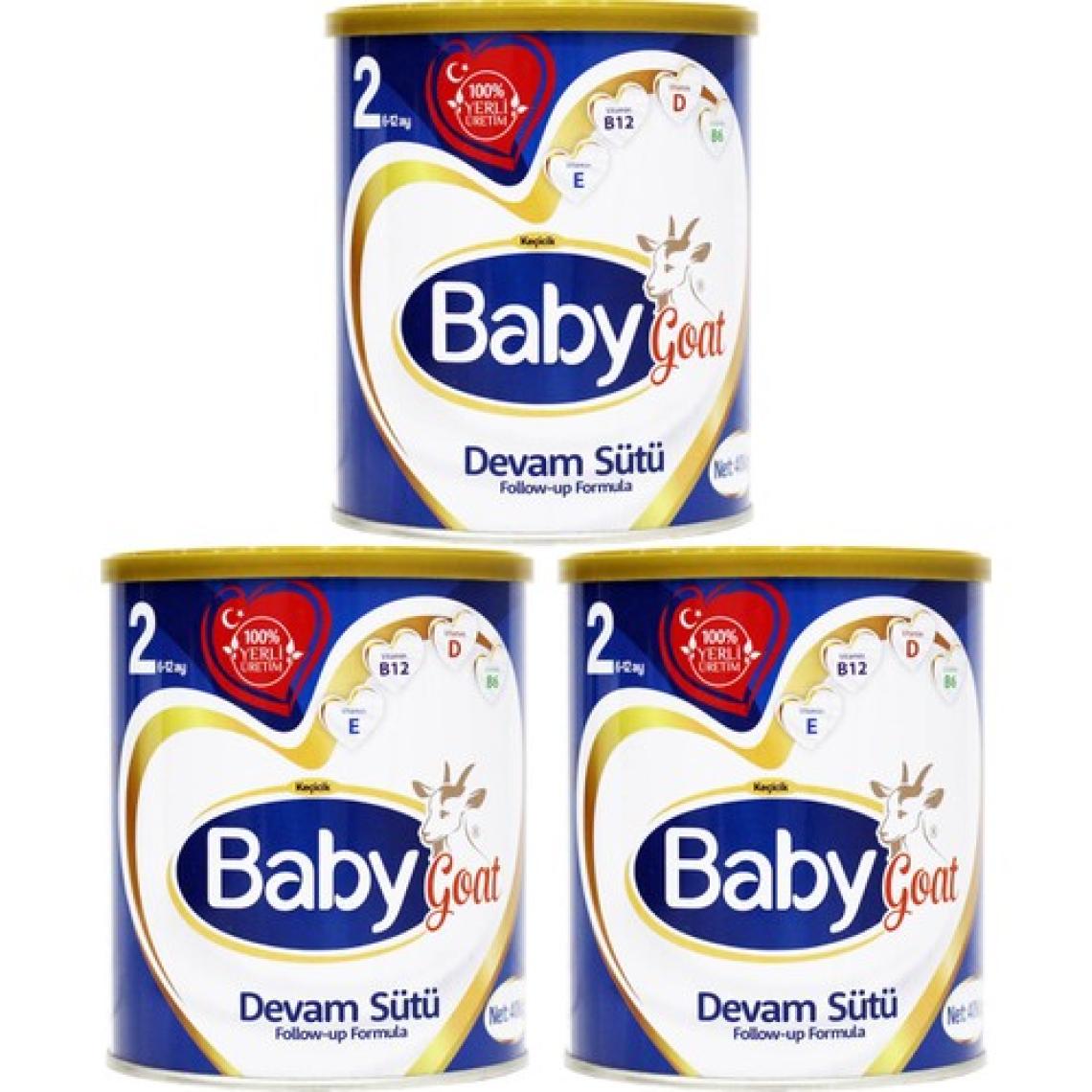 Baby Goat 2 Keçi Sütü Bazlı Bebek Sütü 400 gr - 3'lü