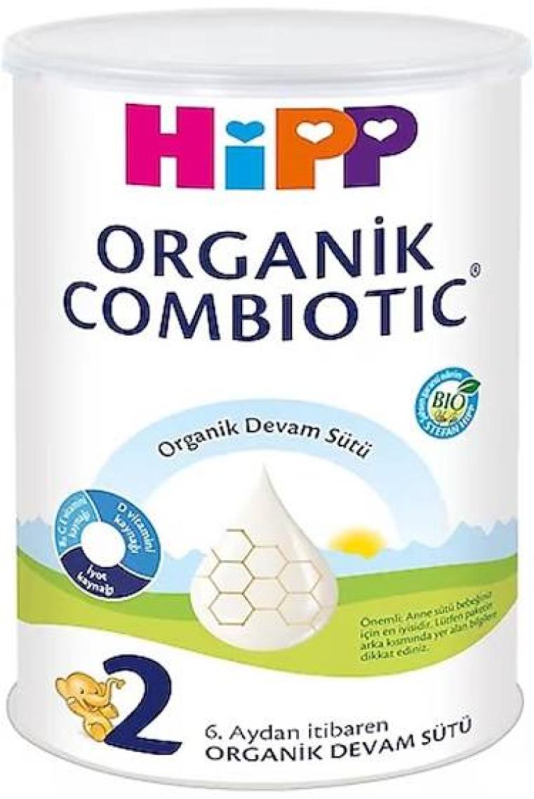 Hipp 2 Organik Combiotic Bebek Maması 350 gr – 6-12 Ay için Sütlü, Omega-3 ve Omega-6 ile Prebiyotik Probiyotik Destekli