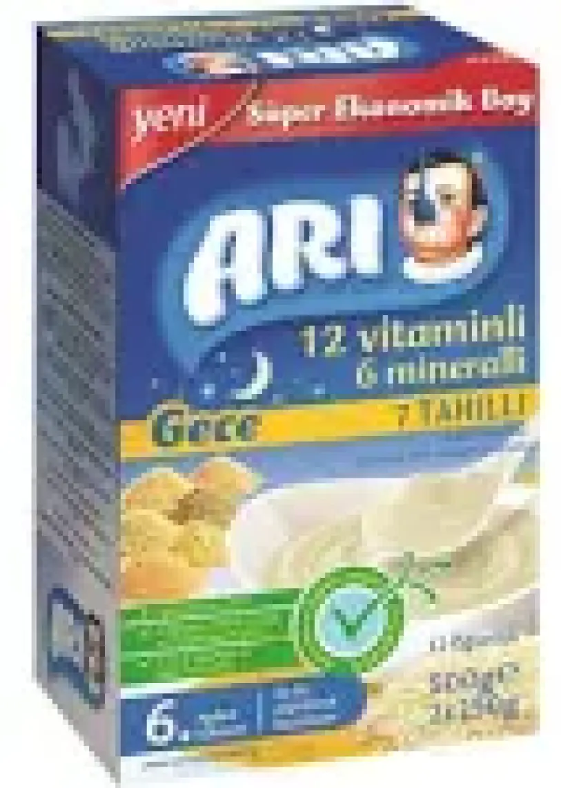Arı 12 Vitaminlı 6 Mineralli Gece 7 Tahıllı Pirinç Unu Bebek Maması 500 gr