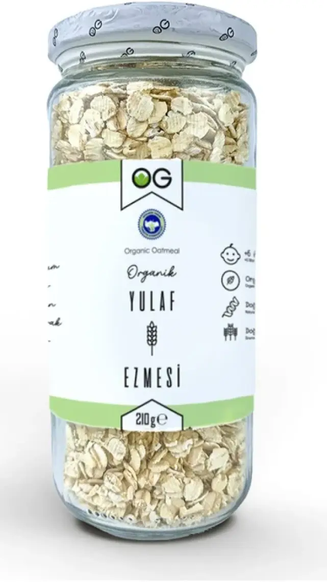 Og Natural Organik Yulaf Ezmesi 210GR