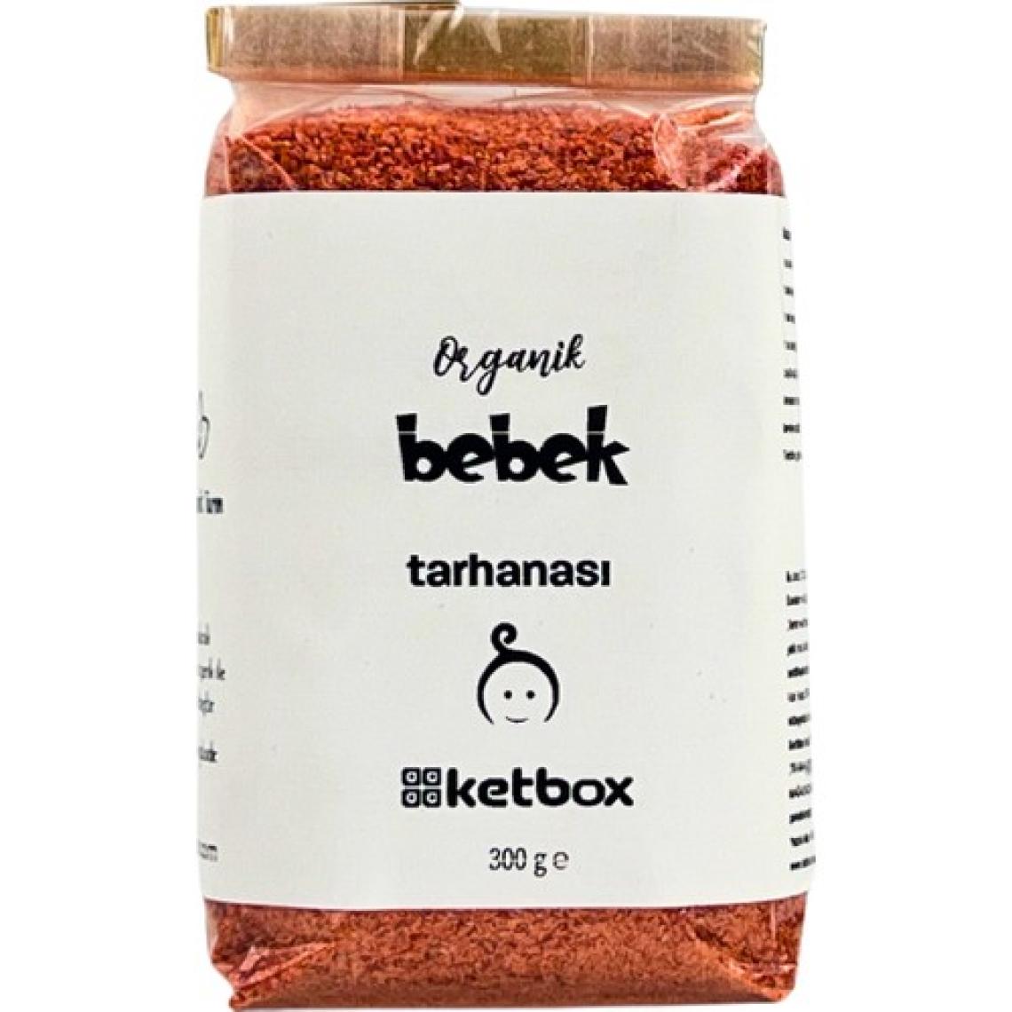 Ketbox Organik Bebek Tarhanası 300 gr – +6 Ay, Tahıllı, Yüksek Protein ve B Vitamini Kaynağı, Yerli Üretim