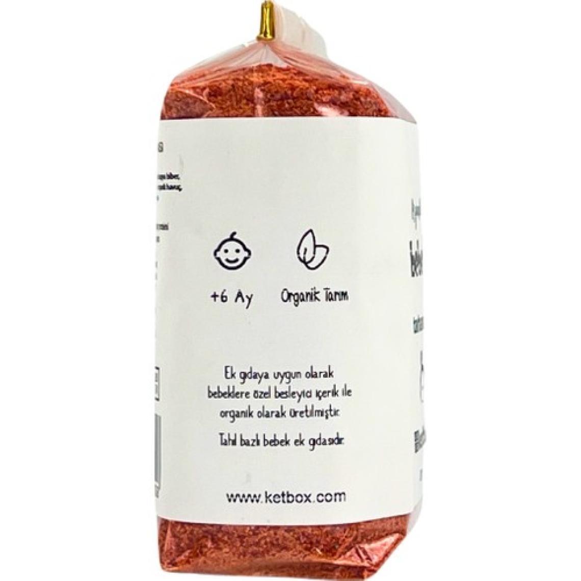 Ketbox Organik Bebek Tarhanası 300 gr – +6 Ay, Tahıllı, Yüksek Protein ve B Vitamini Kaynağı, Yerli Üretim