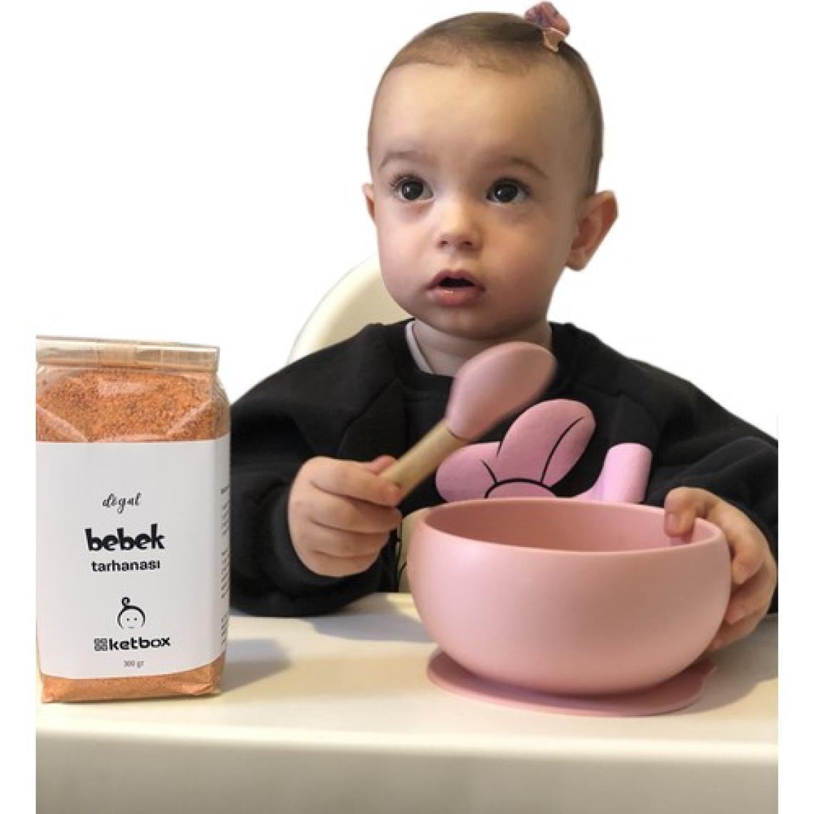 Ketbox Organik Bebek Tarhanası 300 gr – +6 Ay, Tahıllı, Yüksek Protein ve B Vitamini Kaynağı, Yerli Üretim