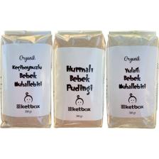 Ketbox Doğal Katkısız Bebek Muhallebi Seti (Keçiboynuzlu,yulaflı,hurmalı)