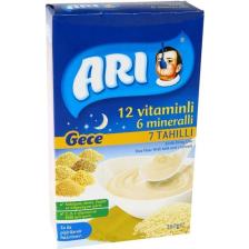 Arı Mama 12 Vitaminli 6 Mineralli Sütlü 7 Tahıllı Pirinçli Gece 250 gr