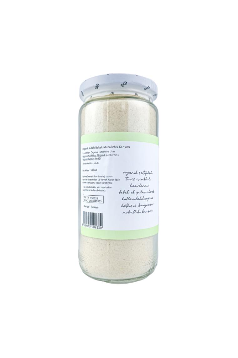 Organik Yulaflı Bebek Muhallebisi Karışımı 300 gr 6 Ay