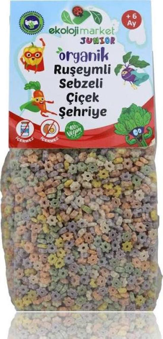 Ekoloji Market Organik Ruşeymli Sebzeli Çiçek Şehriye