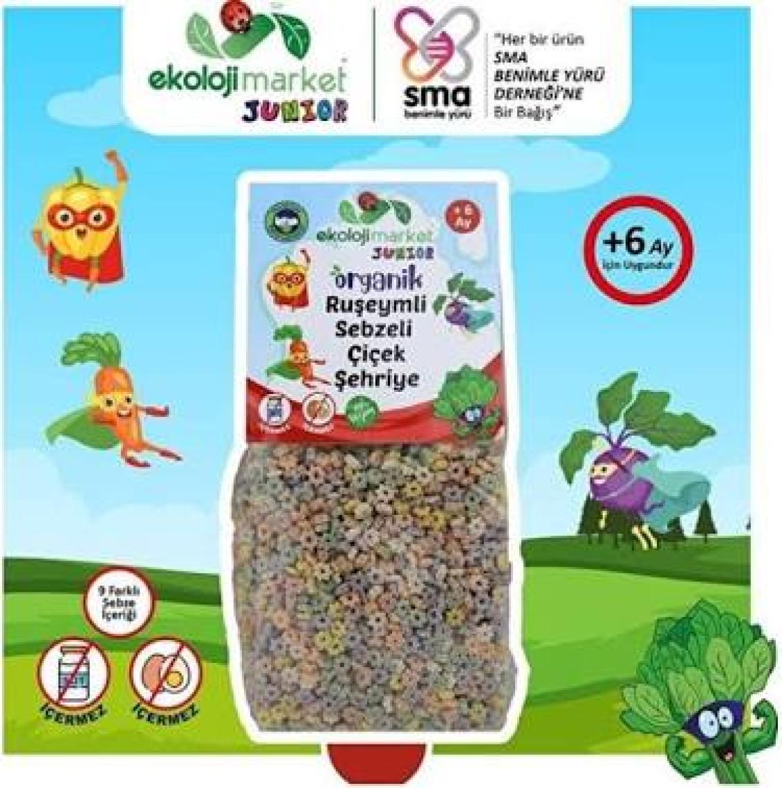 Ekoloji Market Organik Ruşeymli Sebzeli Çiçek Şehriye