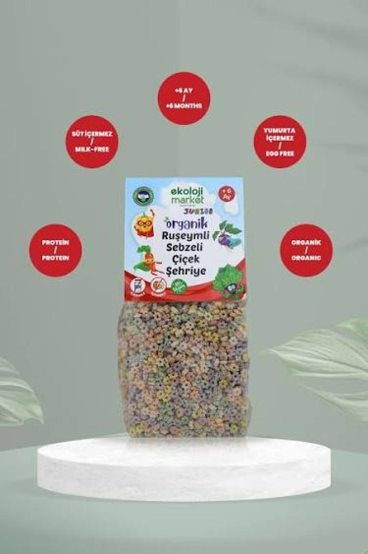 Ekoloji Market Organik Ruşeymli Sebzeli Çiçek Şehriye