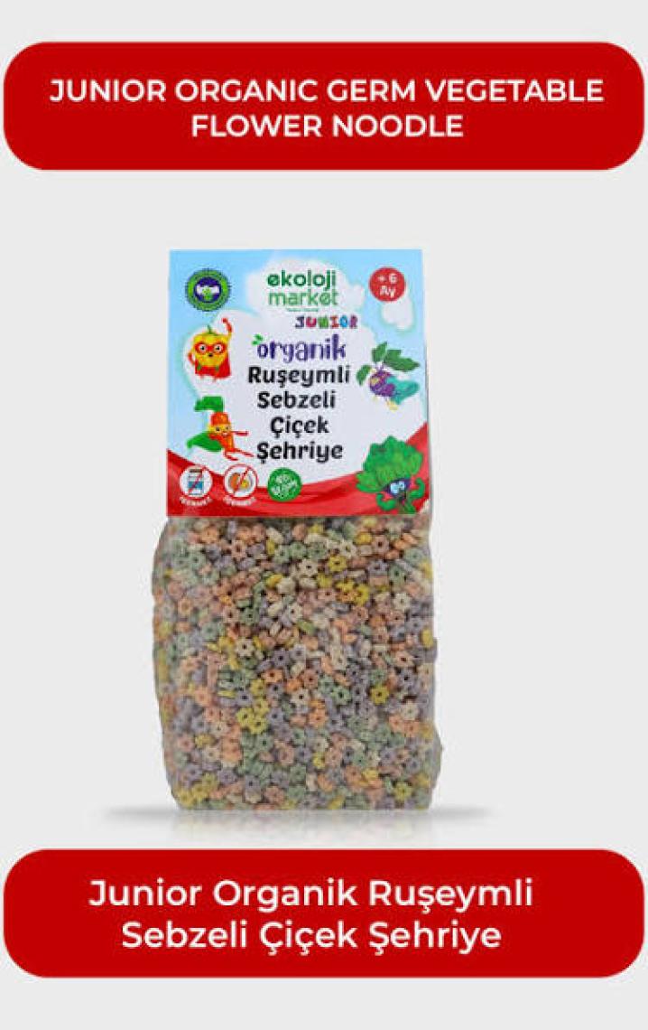 Ekoloji Market Organik Ruşeymli Sebzeli Çiçek Şehriye