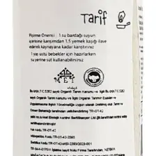 Ketbox Organik Yulaflı Bebek Muhallebisi Karışımı 300 gr Ek Gıda +6 Ay