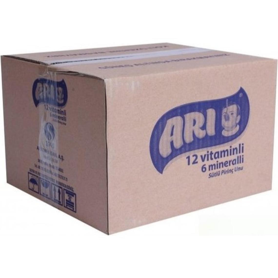 Arı Mama Arı Mama 12 Vitaminli 6 Mineralli Sütlü Muzlu Pirinç Unu 250 gr 12'li