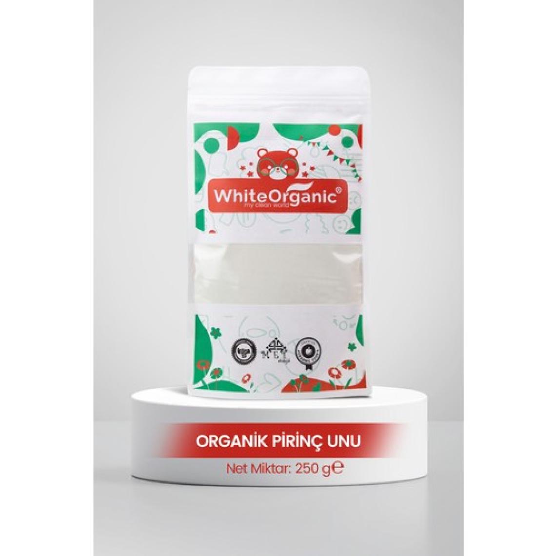 White Organic Organik Pirinç Unu 250 gr