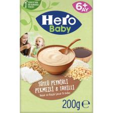 Hero Baby Sütlü Peynirli Pekmezli 8 Tahıllı 200 gr Kaşık Maması