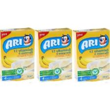 Arı Mama Arı Mama 12 Vitaminli 6 Mineralli Sütlü Muzlu Pirinç Unu 3 ADET*250 gr