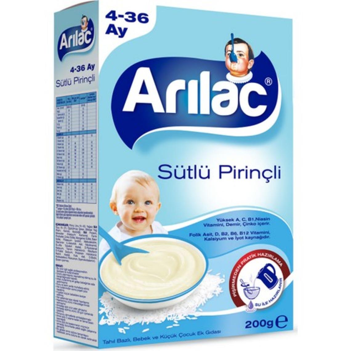 Arılac Sütlü Pirinçli 200 gr Kaşık Maması