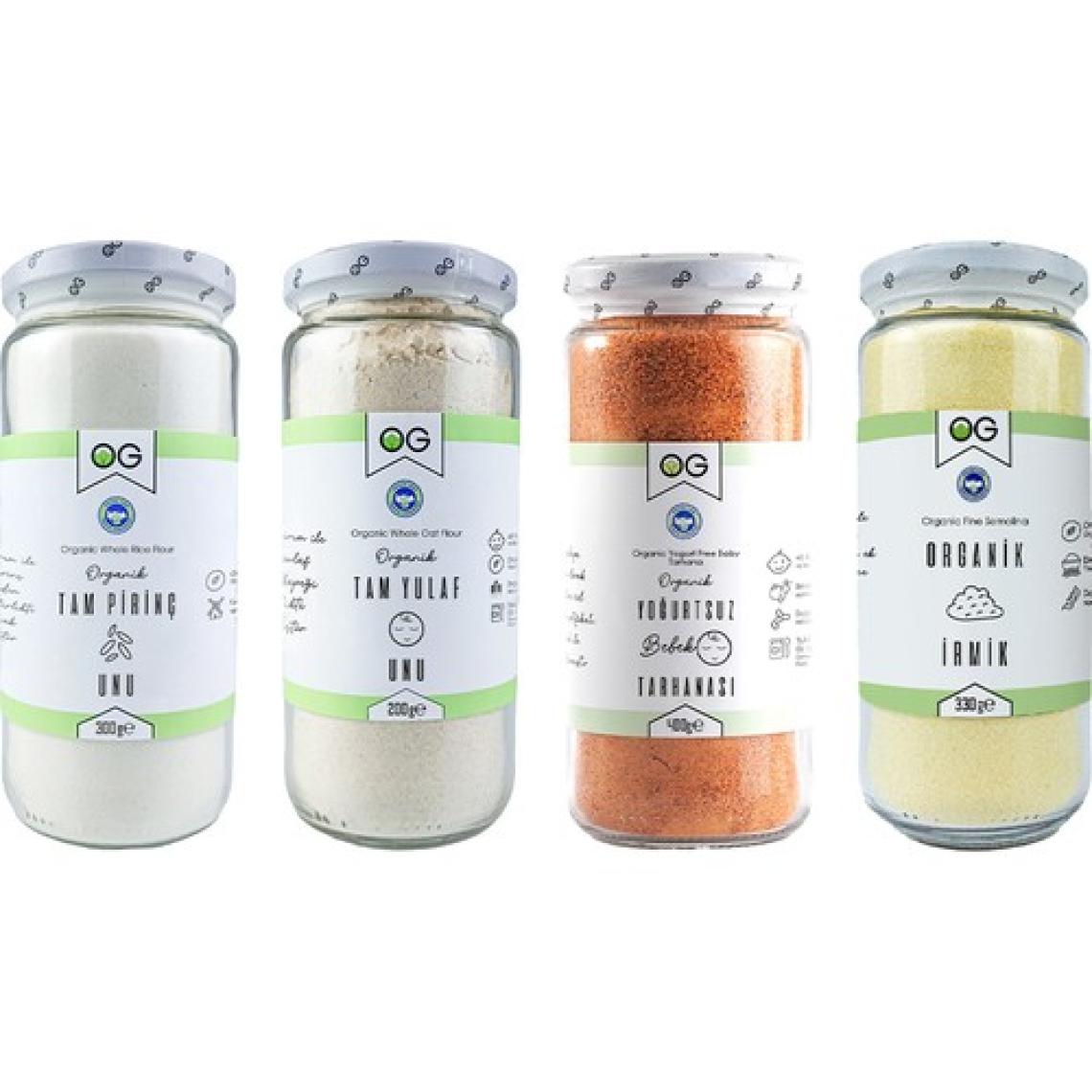 OG natural Organik Sertifikalı Bebek Ek Gıda Hazırlama Süt Alerjen Seti +6 Ay