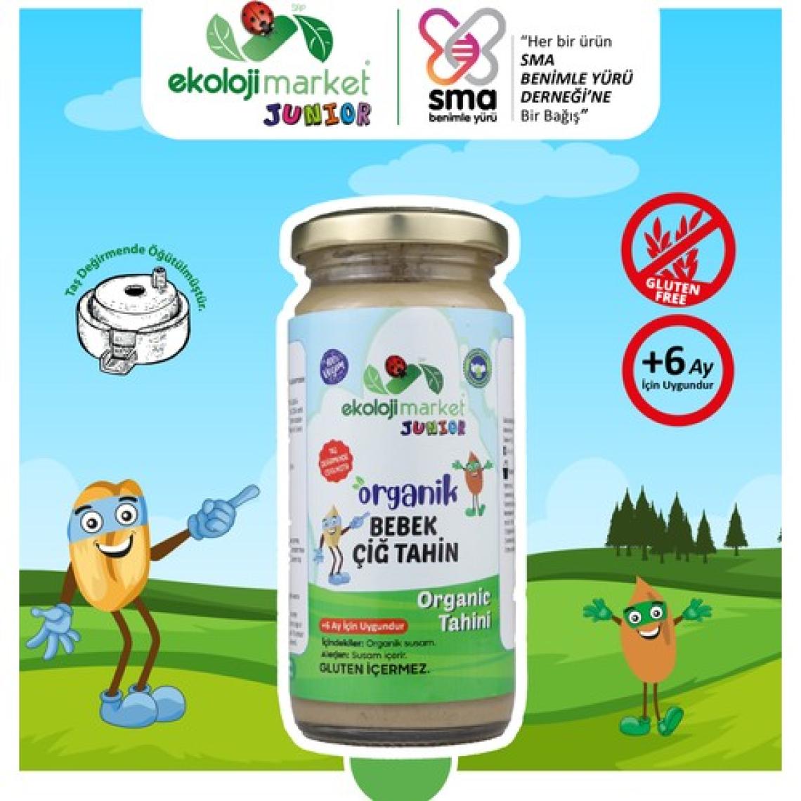 Ekoloji Market Organik Bebek  Glutensiz Çiğ Tahin