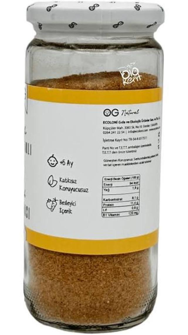 OG natural Yulaflı Bal Kabaklı Bebek Tarhanası +6 Ay 330 gr