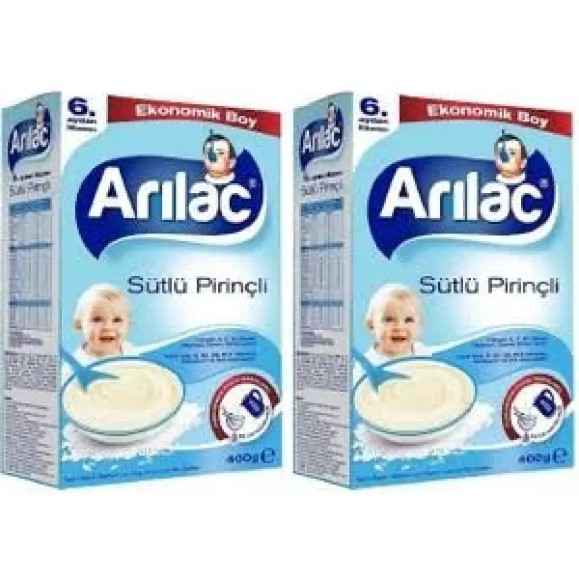 Arılac Sütlü Pirinçli Kaşık Maması 400 gr 2'li